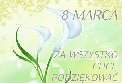 Podziękowania dla kobiet